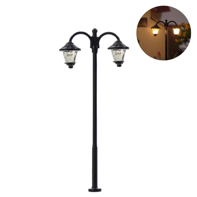 Evemodel LYM18 10pcs Model Railway Led Lamppost Lamps Street Lights HO Scale 6cm 2.36inch 12V New - Image 2